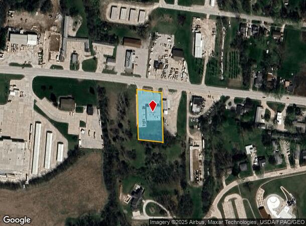  808 W Washington St, Mount Pleasant, IA Parcel Map