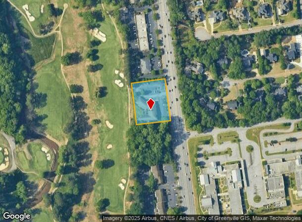  874 S Pleasantburg Dr, Greenville, SC Parcel Map