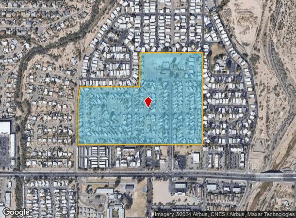  1402 W Ajo Way, Tucson, AZ Parcel Map