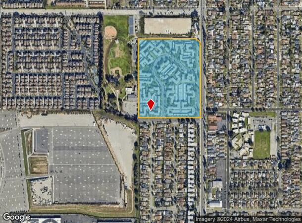  3107 W Arbor Vitae St, Inglewood, CA Parcel Map