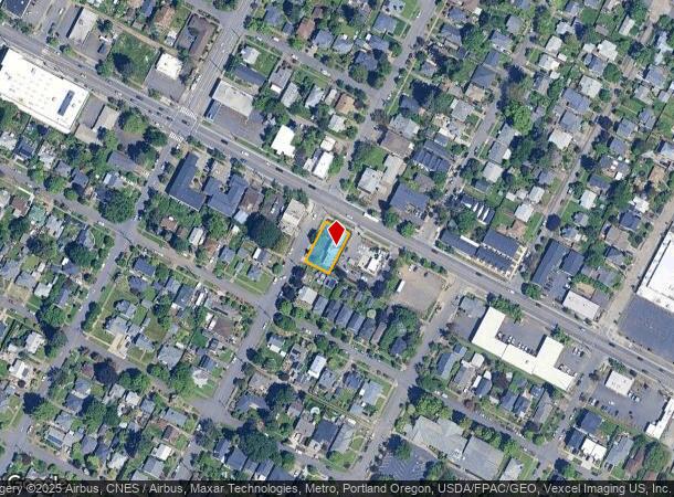  5828 N Lombard St, Portland, OR Parcel Map