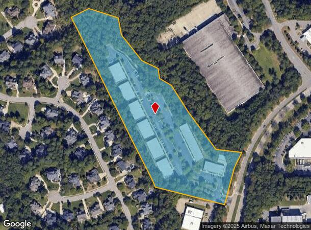  501 Cascade Pointe Ln, Cary, NC Parcel Map