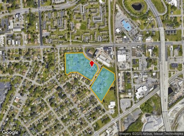  2400 Cutherell St, Portsmouth, VA Parcel Map