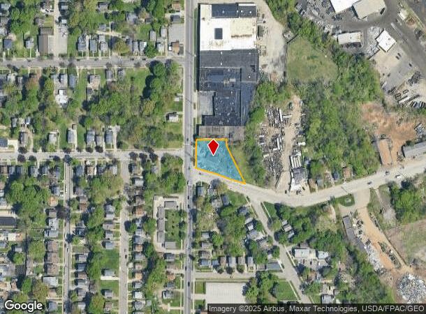  245 N Arlington St, Akron, OH Parcel Map