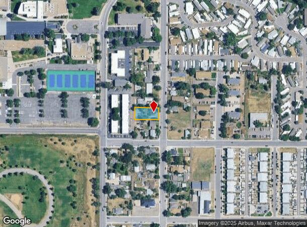  3649 S King St, Denver, CO Parcel Map