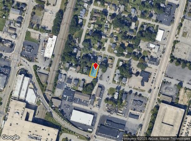  57 Kilvert St, Warwick, RI Parcel Map