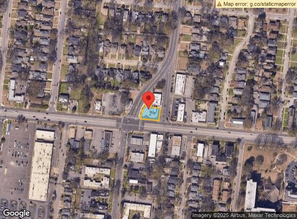  1698 Poplar Ave, Memphis, TN Parcel Map