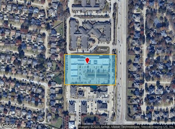 4001 Long Prairie Rd, Flower Mound, TX Parcel Map