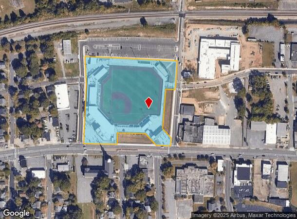 800 W Franklin Blvd, NC Parcel Map