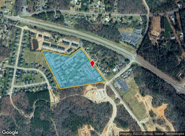  5480 Bradley Pines Cir, Sandston, VA Parcel Map