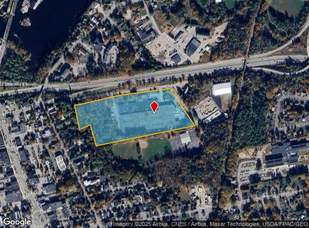  1 Cressey Rd, Brunswick, ME Parcel Map