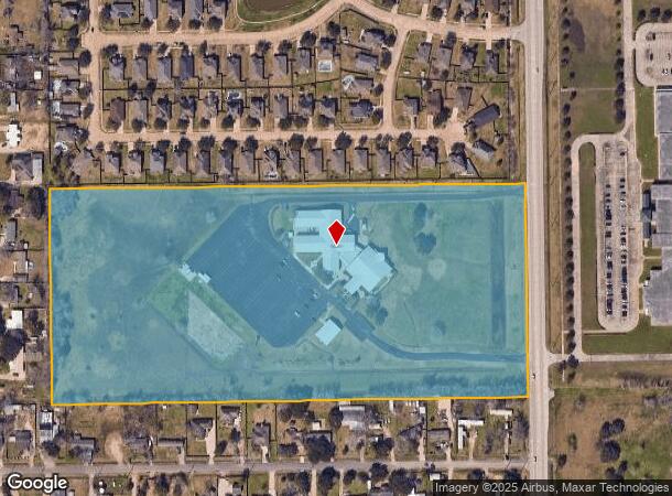  3350 Manvel Rd, Pearland, TX Parcel Map
