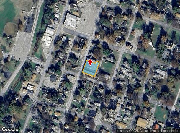  107 S Benton St, New Athens, IL Parcel Map