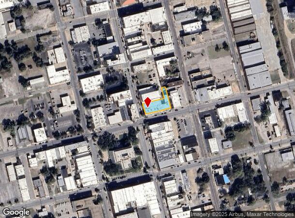 101 N Travis St, Sherman, TX Parcel Map