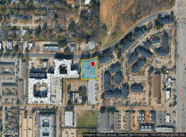 840 W Mitchell St, Arlington, TX Parcel Map