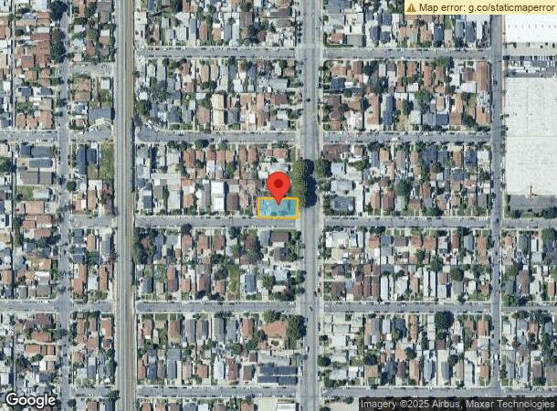  1749 E 69Th St, Los Angeles, CA Parcel Map