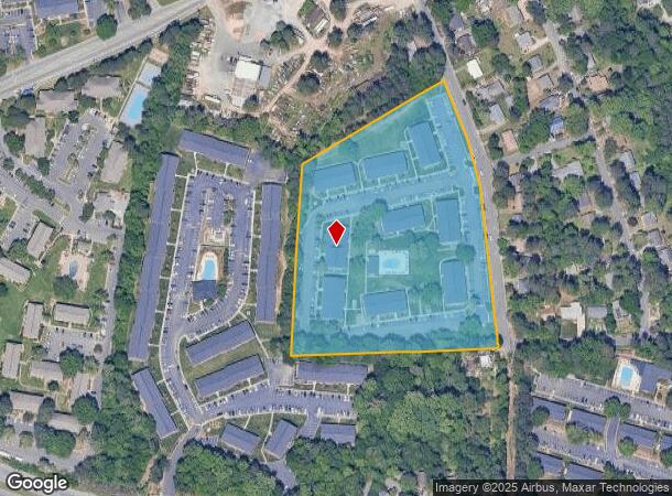 200 Barnes St, Carrboro, NC Parcel Map