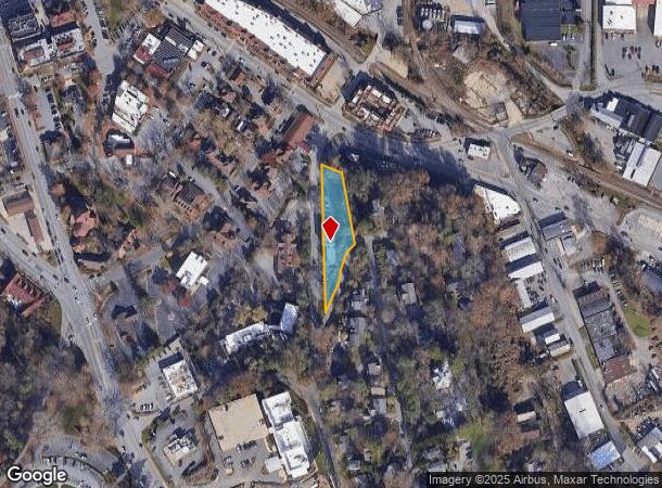  25 Reed St, Asheville, NC Parcel Map