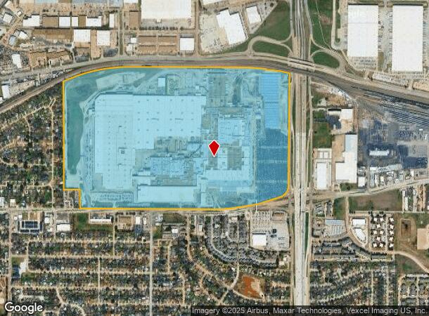  2525 E Abram St, Arlington, TX Parcel Map
