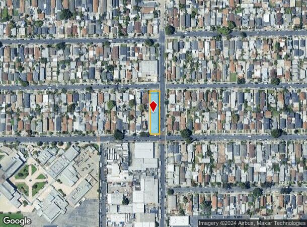  5525 Mckinley Ave, Los Angeles, CA Parcel Map