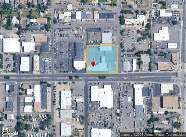  7833 W Colfax Ave, Denver, CO Parcel Map