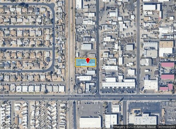  1124 S Center St, Mesa, AZ Parcel Map