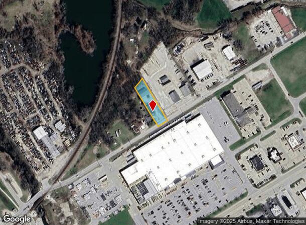  2624 N 2Nd St, Vincennes, IN Parcel Map