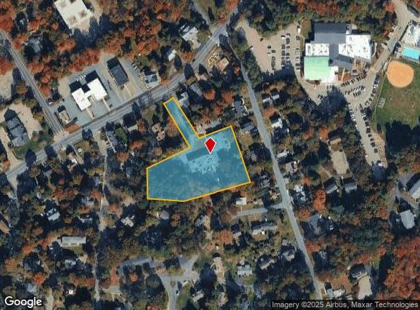 45 Mechanic St, Foxboro, MA Parcel Map