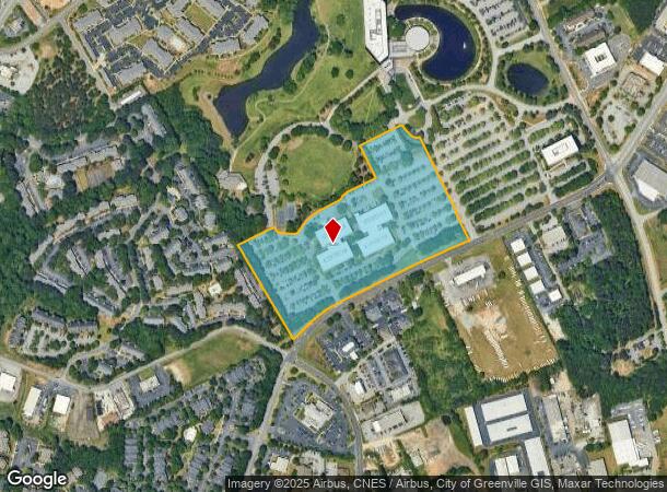  3 Halton Rd, Greenville, SC Parcel Map