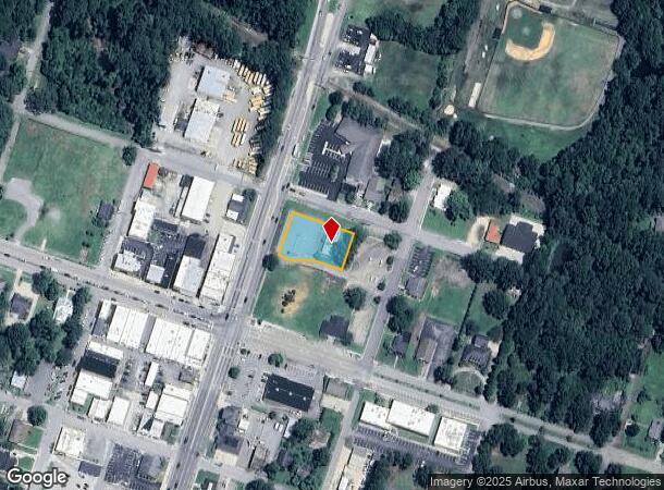  701 S Main St, Lillington, NC Parcel Map