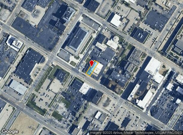 1214 Jefferson Ave, Toledo, OH Parcel Map