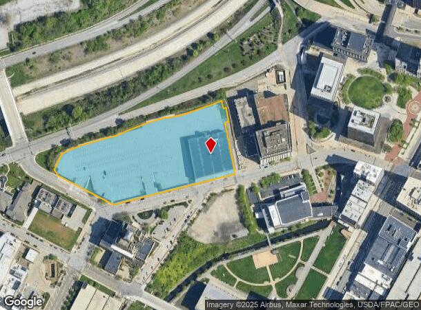 74 W Bowery St, Akron, OH Parcel Map