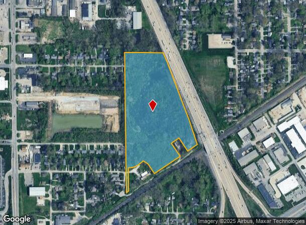 7485 E 46Th St, Indianapolis, IN Parcel Map