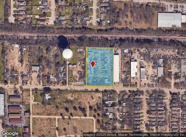  1349 Perry St, Irving, TX Parcel Map