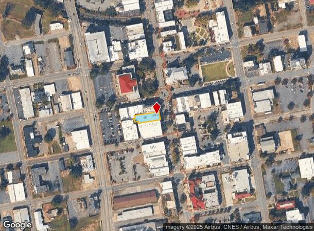  208 S Main St, Anderson, SC Parcel Map