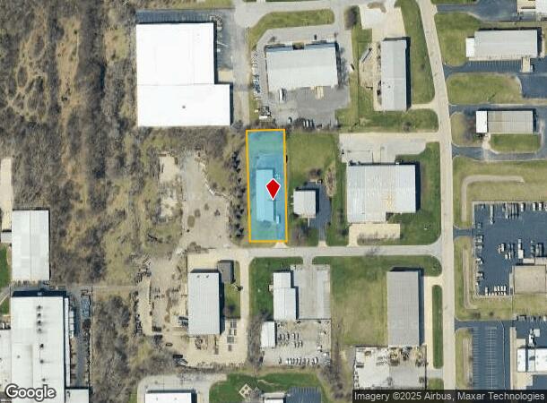  3605 Gagnon St, South Bend, IN Parcel Map