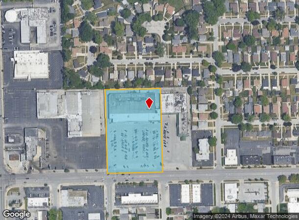  4650 W 103Rd St, Oak Lawn, IL Parcel Map