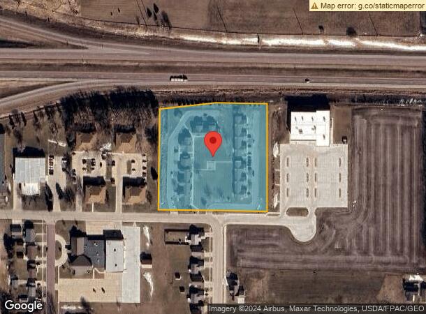  1545-1627 Darling Dr, Worthington, MN Parcel Map