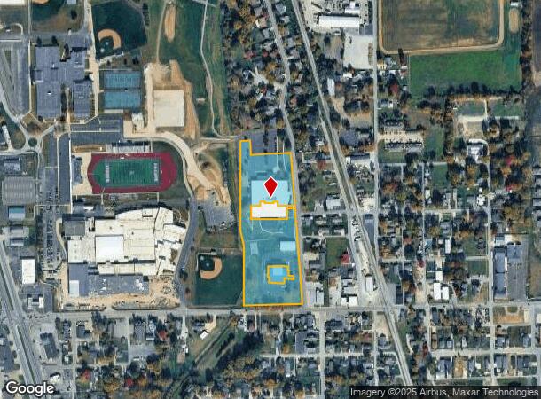 E Main St, Whiteland, IN Parcel Map