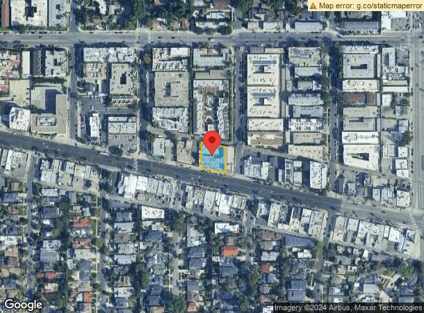  13833-13841 Ventura Blvd, Sherman Oaks, CA Parcel Map