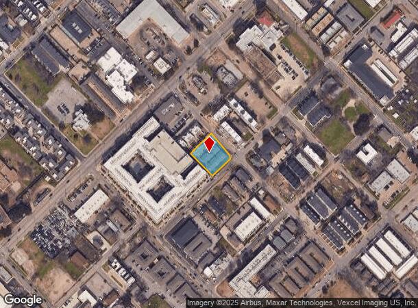 1625 Grigsby Ave, Dallas, TX Parcel Map