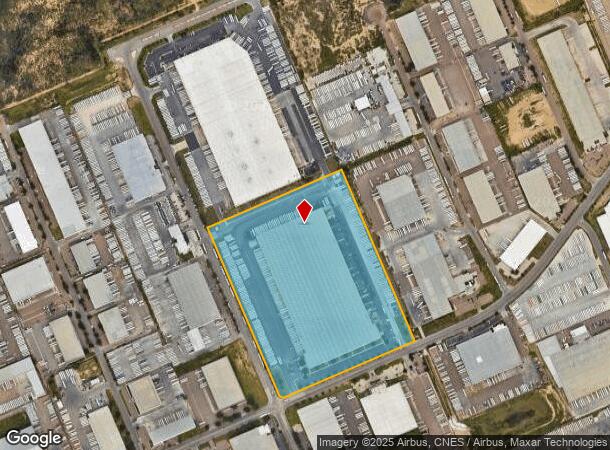 8702 Killam Industrial Blvd, Laredo, TX Parcel Map