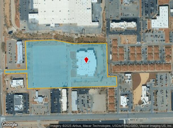 9840 Gateway Blvd N, El Paso, TX Parcel Map