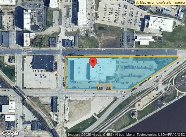  500 E 3Rd St, Davenport, IA Parcel Map