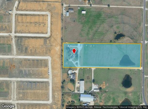 17193 W Fm 455, Celina, TX Parcel Map