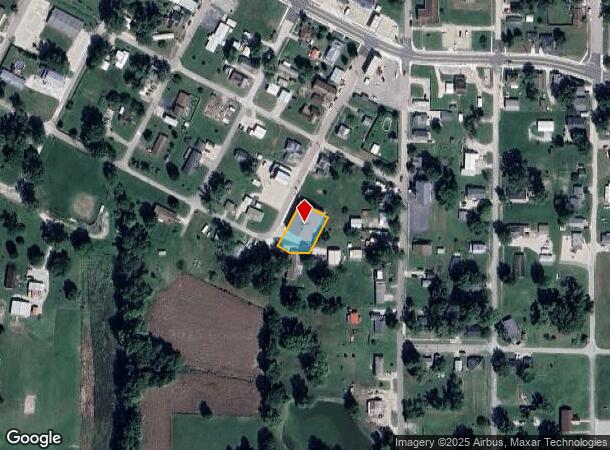  208 S 5Th St, Francisco, IN Parcel Map