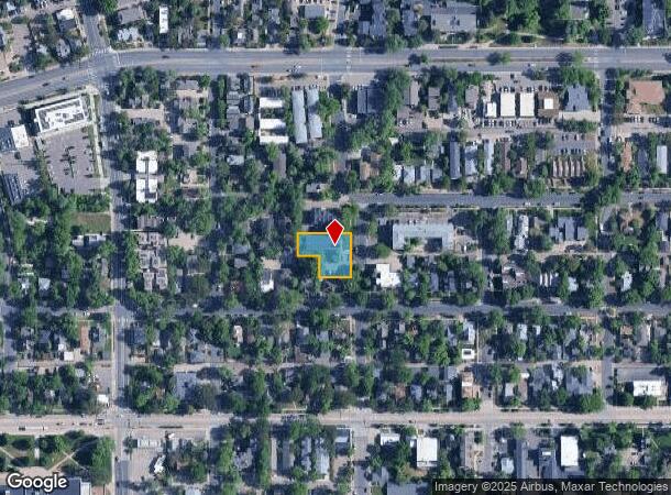  1623 19Th St, Boulder, CO Parcel Map