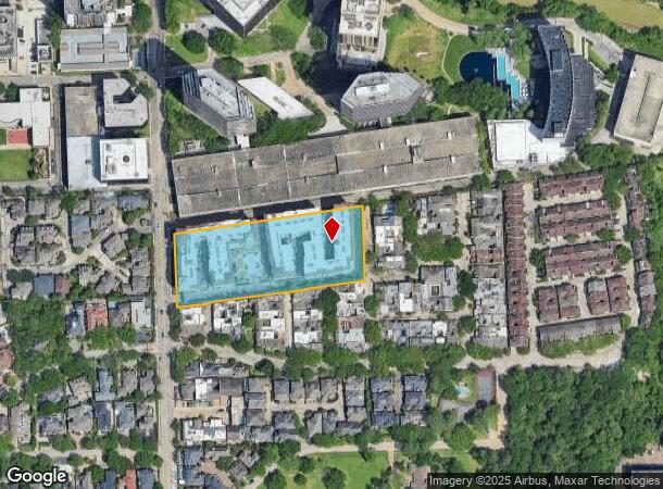 807 S Post Oak Ln, Houston, TX Parcel Map