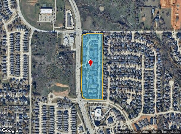  5210 Long Prairie Rd, Flower Mound, TX Parcel Map