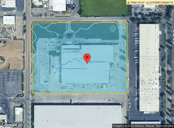 2885 S Cherry Ave, Fresno, CA Parcel Map